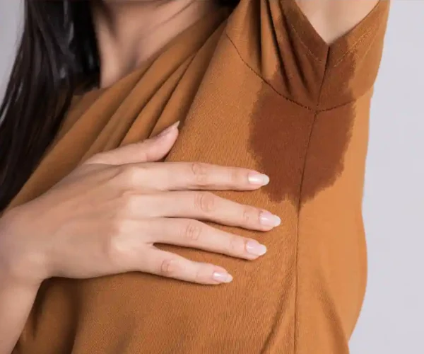 sweating armpit