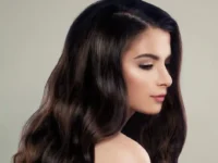 woman with healthy scalp and hair woman with healthy scalp and hair