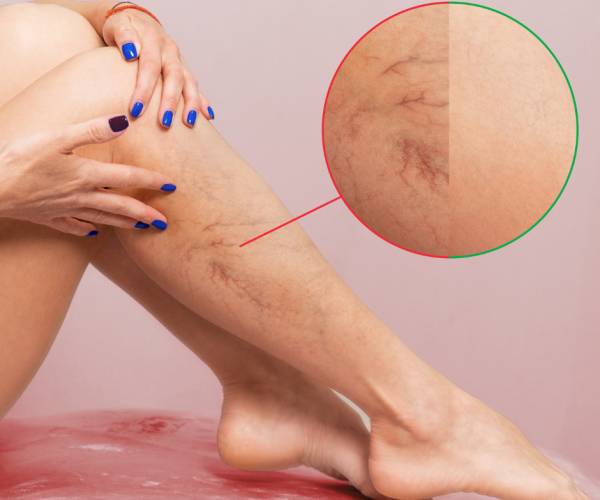 sclerotherapy before and after